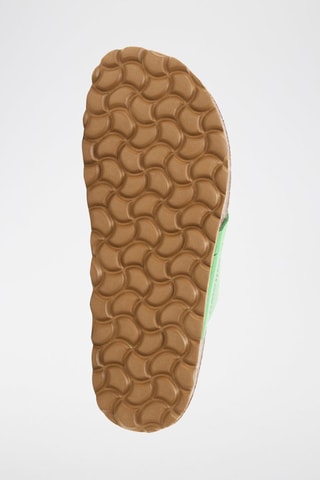 Ciabatte in pelle - Verde 