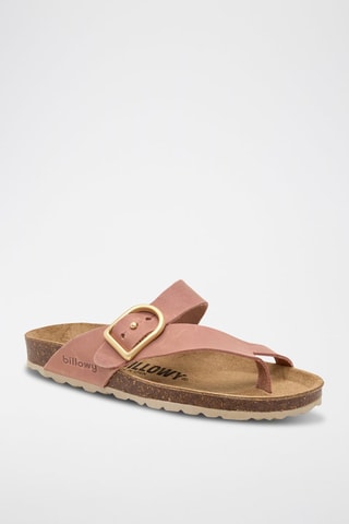 Sandales en cuir - Rose