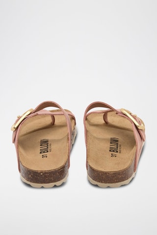 Sandales en cuir - Rose