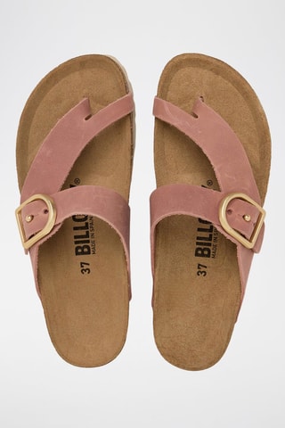 Sandales en cuir - Rose