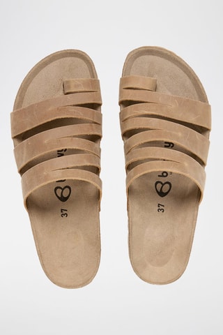 Ciabatte in pelle - Beige