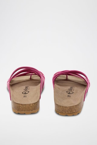 Ciabatte in pelle - Rosa
