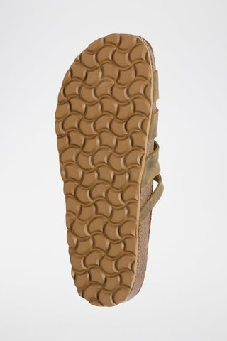 Ciabatte in pelle - Marrone