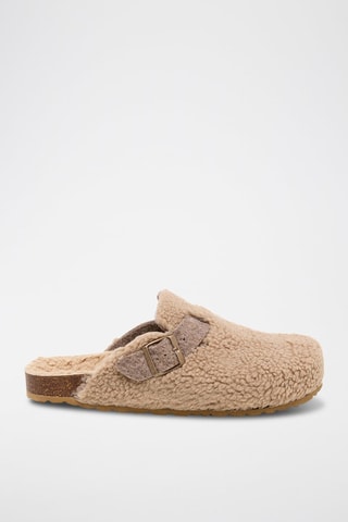 Sabot in pelle scamosciata Zueco - Beige