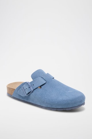 Sabot in pelle scamosciata Zueco - Blu