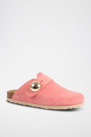 Sabot in pelle scamosciata - Rosa