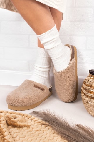 Pantofole Rosso - Beige