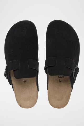 Sabot in pelle - Nero