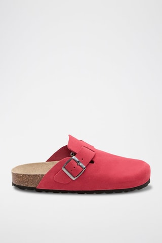 Sabot in pelle - Rosso