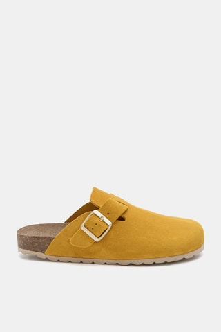 Sabot in pelle - Giallo