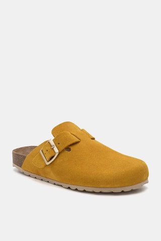 Sabot in pelle - Giallo