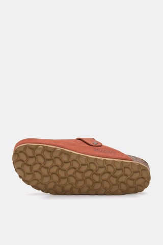 Sabot in pelle - Arancione