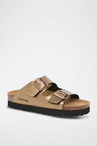 Sandali platform - Dorato