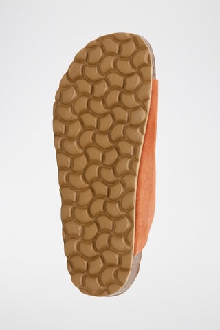 Ciabatte in pelle scamosciata - Arancione