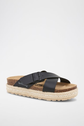 Sandali platform - Nero
