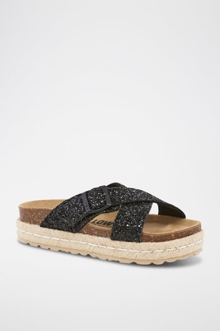 Sandali platform - Nero