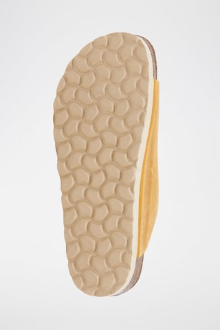 Sandali platform in pelle - Giallo