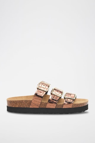 Sandali platform - Marrone