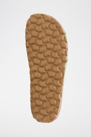 Ciabatte in pelle - Verde