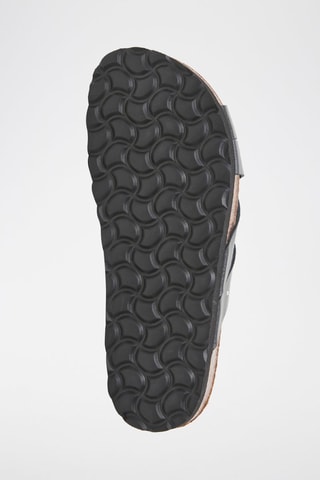 Sandali platform in pelle - Nero