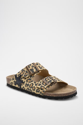 Ciabatte in pelle - Beige