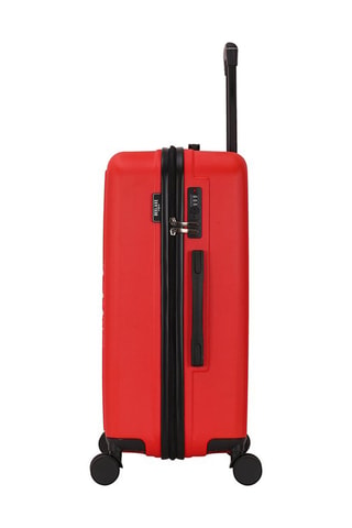 Bagaglio a mano City (S) - 55 cm - Nero, rosso e argentato