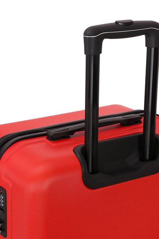 Bagaglio a mano City (S) - 55 cm - Nero, rosso e argentato