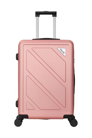 Bagaglio a mano Down (S) - 55 cm - Nero, rosa e argentato