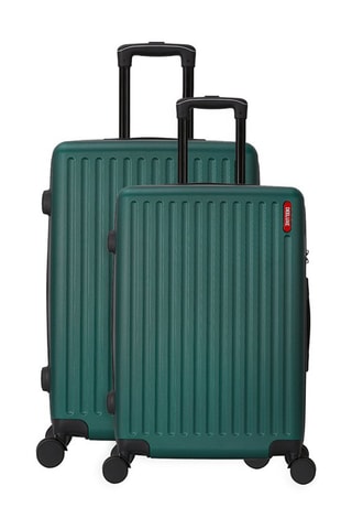 Valigia media e valigia grande Urban (M/L) - 65/75 cm - Bianco, nero, rosso e verde