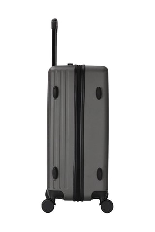 Valigia media e valigia grande Urban (M/L) - 65/75 cm - Bianco, nero, rosso e grigio