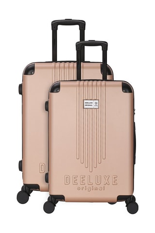 Valigia media e valigia grande View (M/L) - 65/75 cm - Bianco, nero e dorato