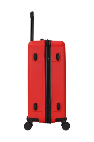 Bagaglio a mano e valigia grande City (S/L) - 55/75 cm - Nero e rosso