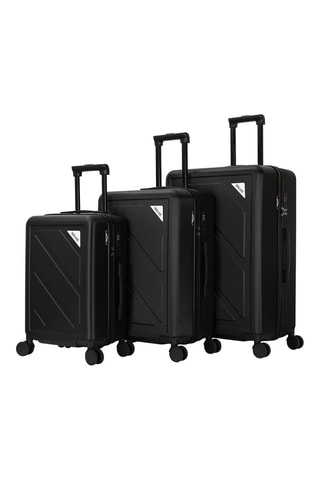 Set 3 valigie Down (S/M/L) - 55/65/75 cm - Nero