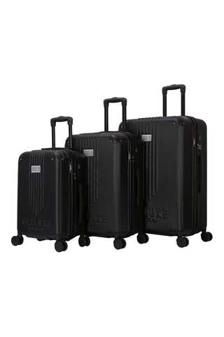 Set 3 valigie View (S/M/L) - 55/65/75 cm - Nero e argentato