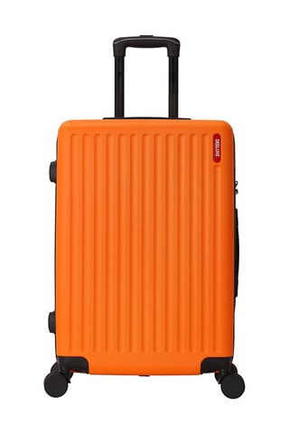 Valigia media Urban (M) - 65 cm - Bianco, nero, rosso e arancione