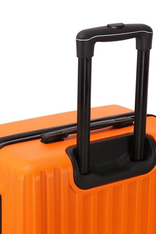 Valigia media Urban (M) - 65 cm - Bianco, nero, rosso e arancione