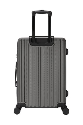 Valigia media Urban (M) - 65 cm - Bianco, nero, rosso e grigio