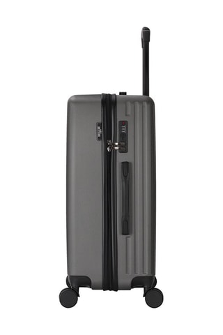Valigia media Urban (M) - 65 cm - Bianco, nero, rosso e grigio