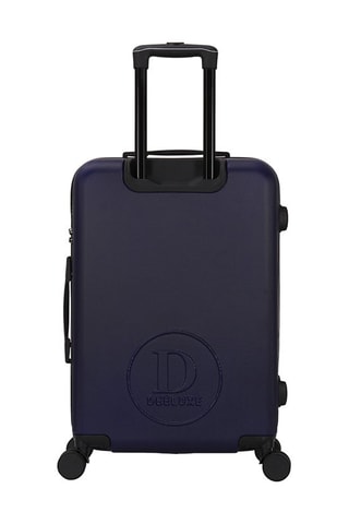 Valigia media City (M) - 65 cm - Bianco, nero, blu e argentato