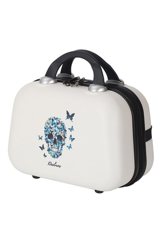 Beauty-case Serenity - 29 cm - Bianco, blu, nero e rosa