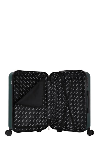Valigia media City (M) - 65 cm - Nero, verde e argentato