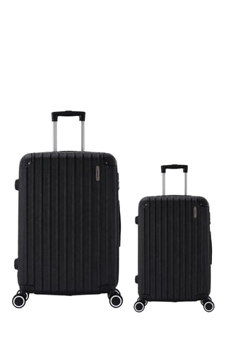 Bagaglio a mano e valigia grande (S/L)  - 55/75 cm - Nero