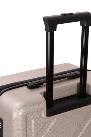 Bagaglio a mano Down (S) - Beige - Beige, bianco e nero