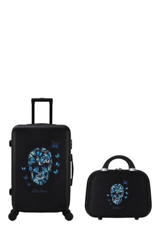 Set 3 valigie Serenity (S/M/L) - 55/65/75/30 cm - Nero
