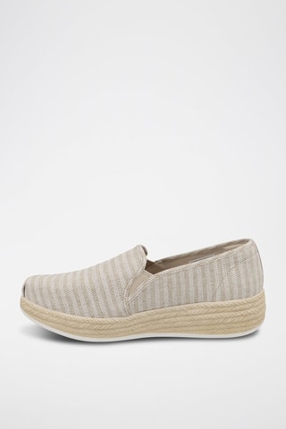 Alpargatas con plataforma - Beige