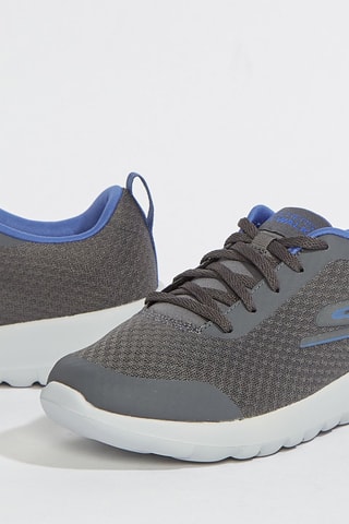 Tenis Go Walk Max - Gris y azul claro