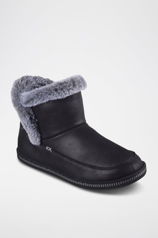 Botines forrados - Negro