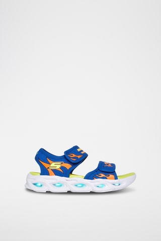 Sandalias - Azul eléctrico y naranja