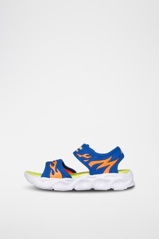 Sandalias - Azul eléctrico y naranja