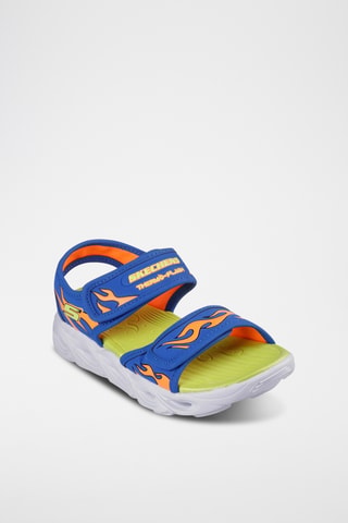 Sandalias - Azul eléctrico y naranja